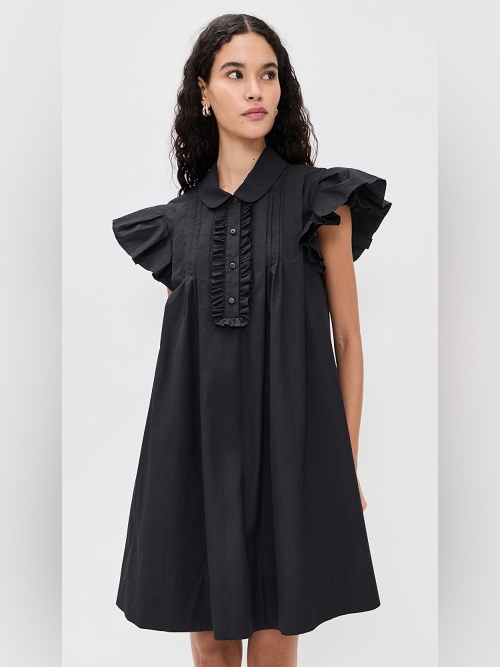 Lee Matthews Charlotte Mini Dress In Black Size 0 NWT
